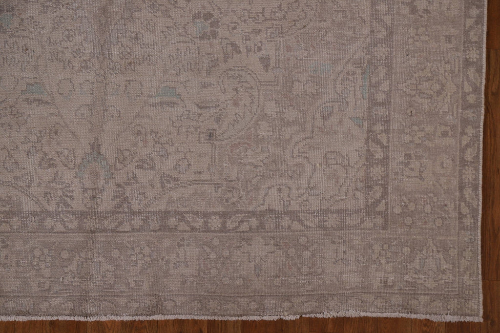 Distressed Muted Persian Area Rug 6x9