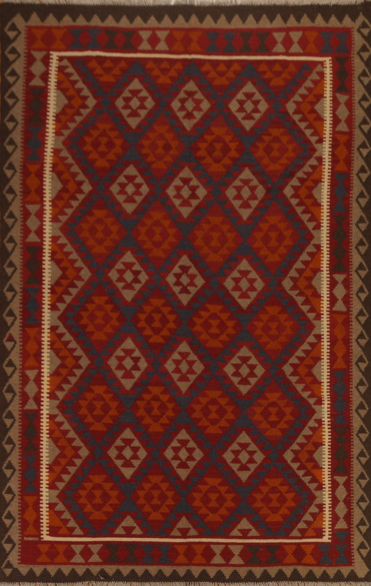 Geometric Kilim Oriental Area Rug 7x10