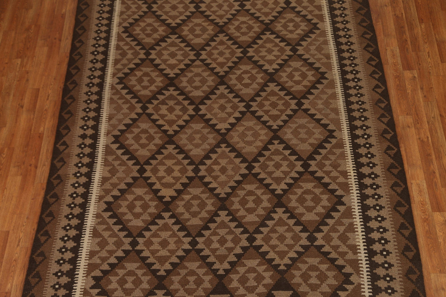 All-Over Kilim Wool Area Rug 7x10