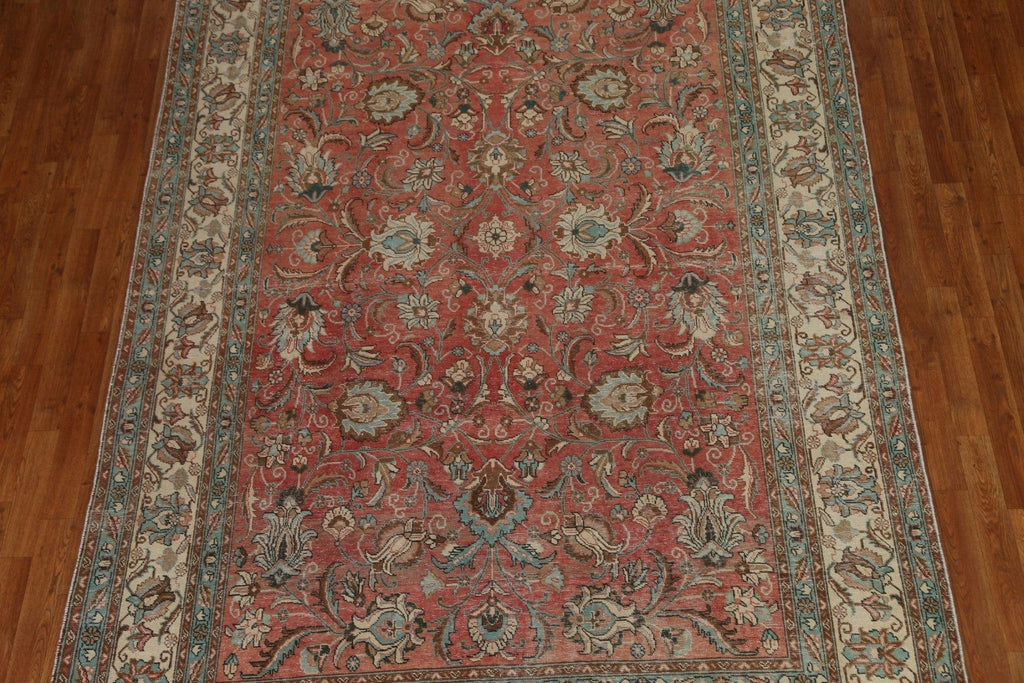 Floral Tabriz Persian Area Rug 7x11