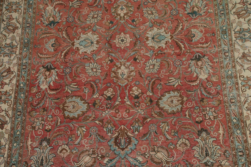 Floral Tabriz Persian Area Rug 7x11