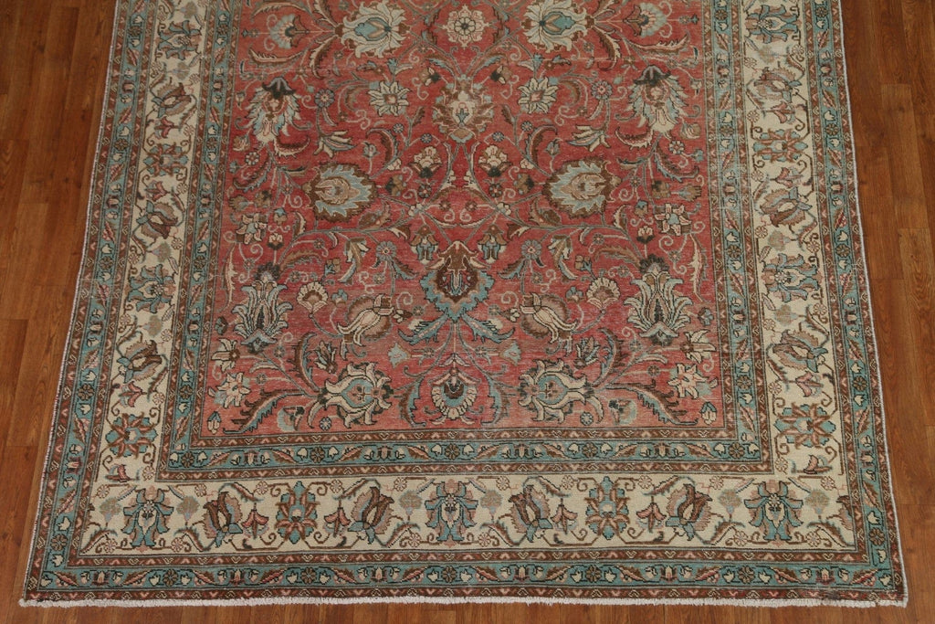 Floral Tabriz Persian Area Rug 7x11