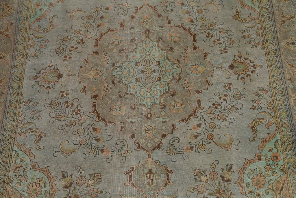 Over-Dyed Tabriz Persian Area Rug 8x11