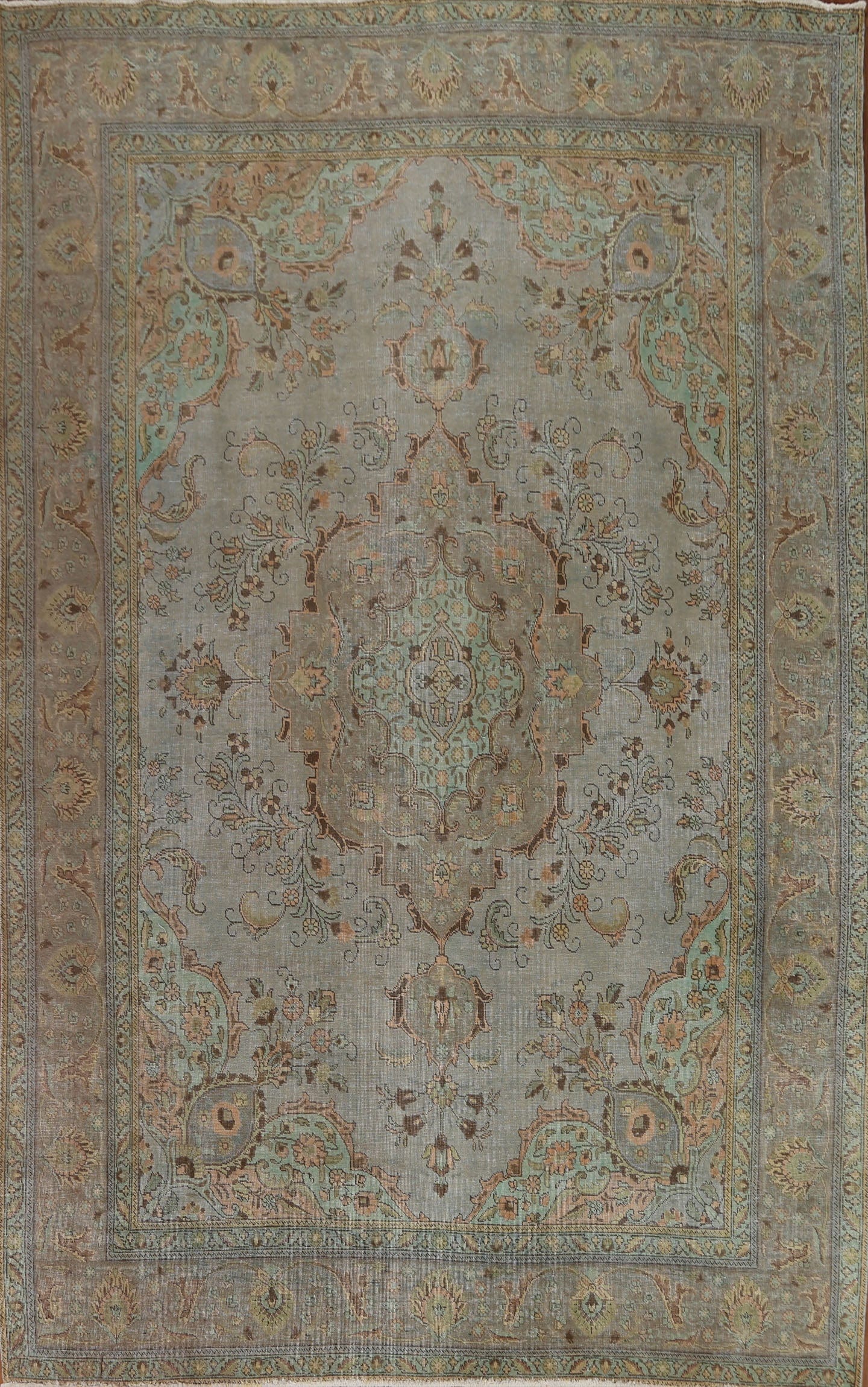 Over-Dyed Tabriz Persian Area Rug 8x11