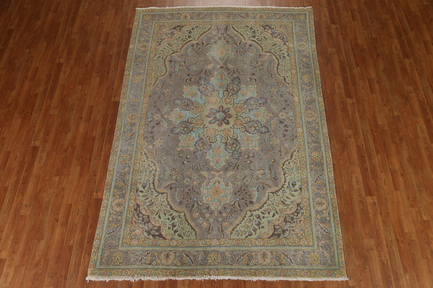 Over-Dyed Tabriz Persian Area Rug 6x10