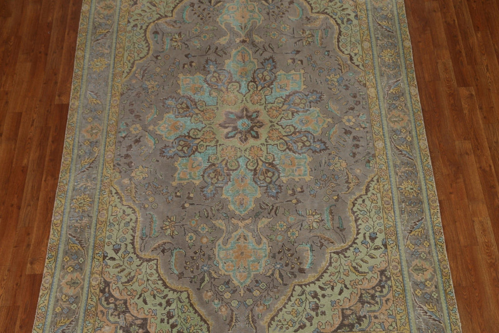 Over-Dyed Tabriz Persian Area Rug 6x10