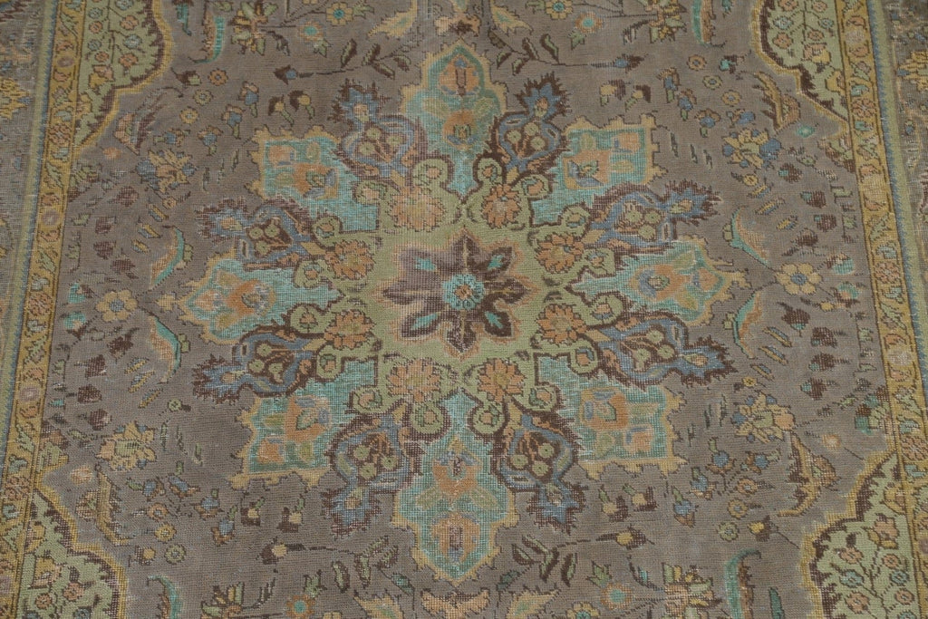 Over-Dyed Tabriz Persian Area Rug 6x10