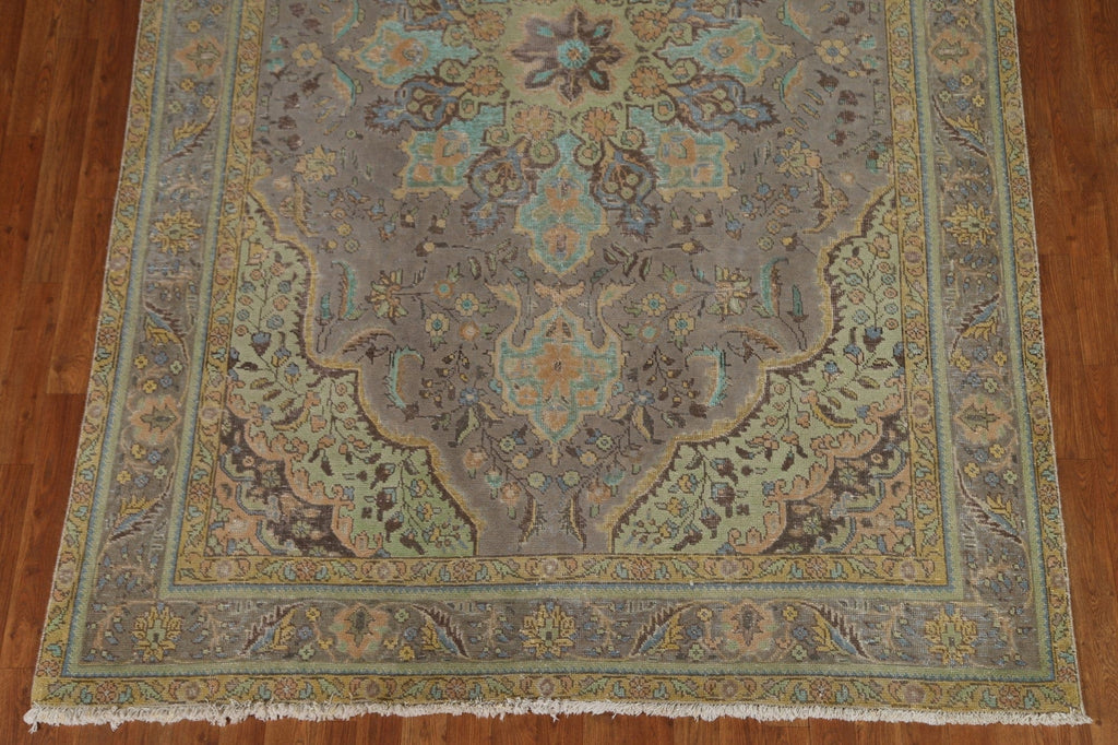 Over-Dyed Tabriz Persian Area Rug 6x10