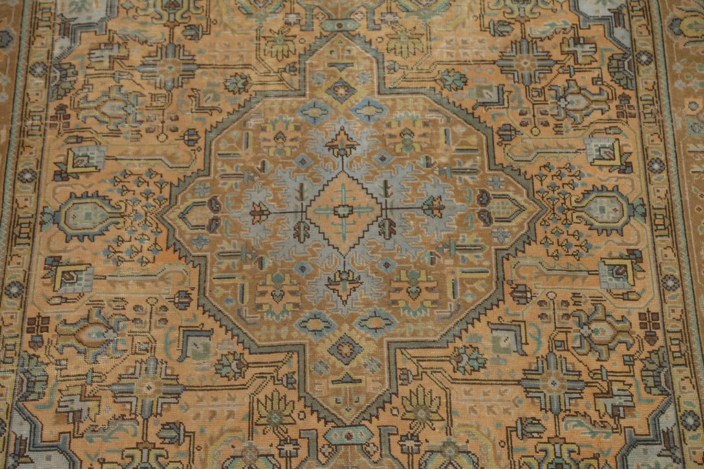 Geometric Tabriz Persian Area Rug 7x10