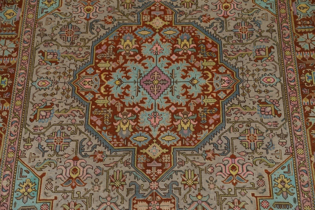 Over-Dyed Tabriz Persian Area Rug 7x9