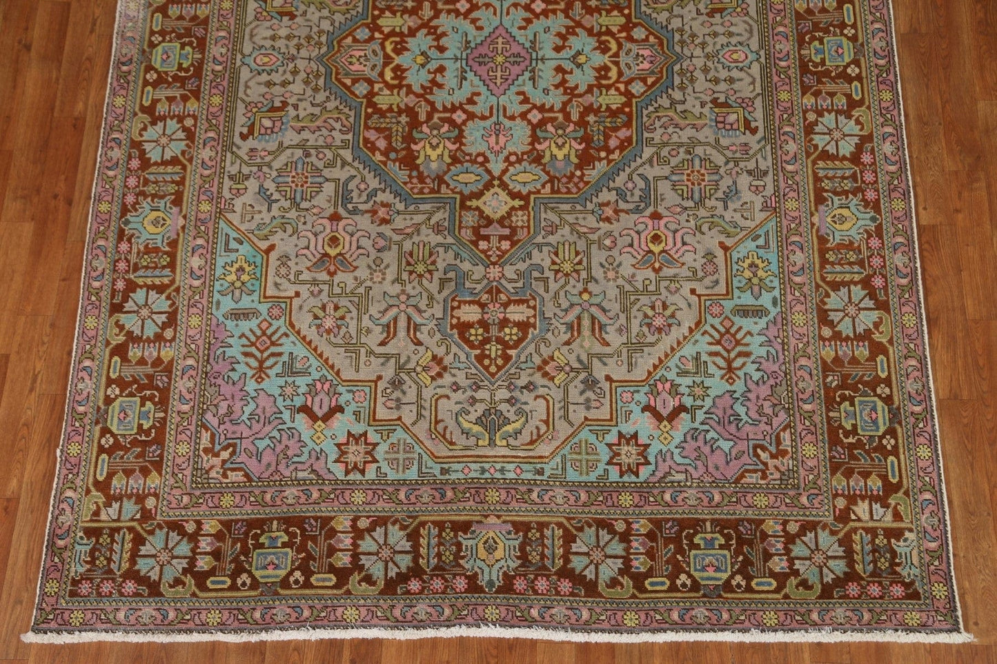 Over-Dyed Tabriz Persian Area Rug 7x9