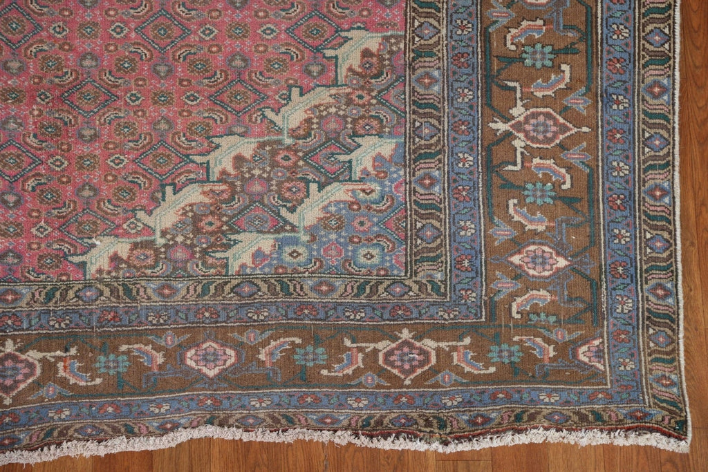 Pink Over-Dyed Tabriz Persian Area Rug 6x9