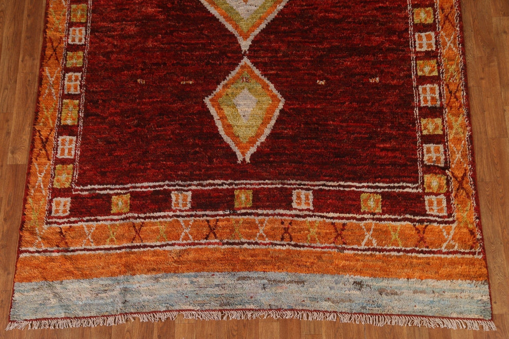 Handmade Moroccan Oriental Area Rug 6x10