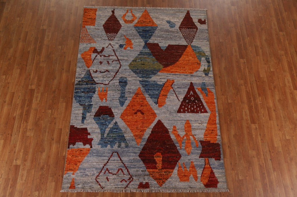 Geometric Moroccan Oriental Area Rug 6x9