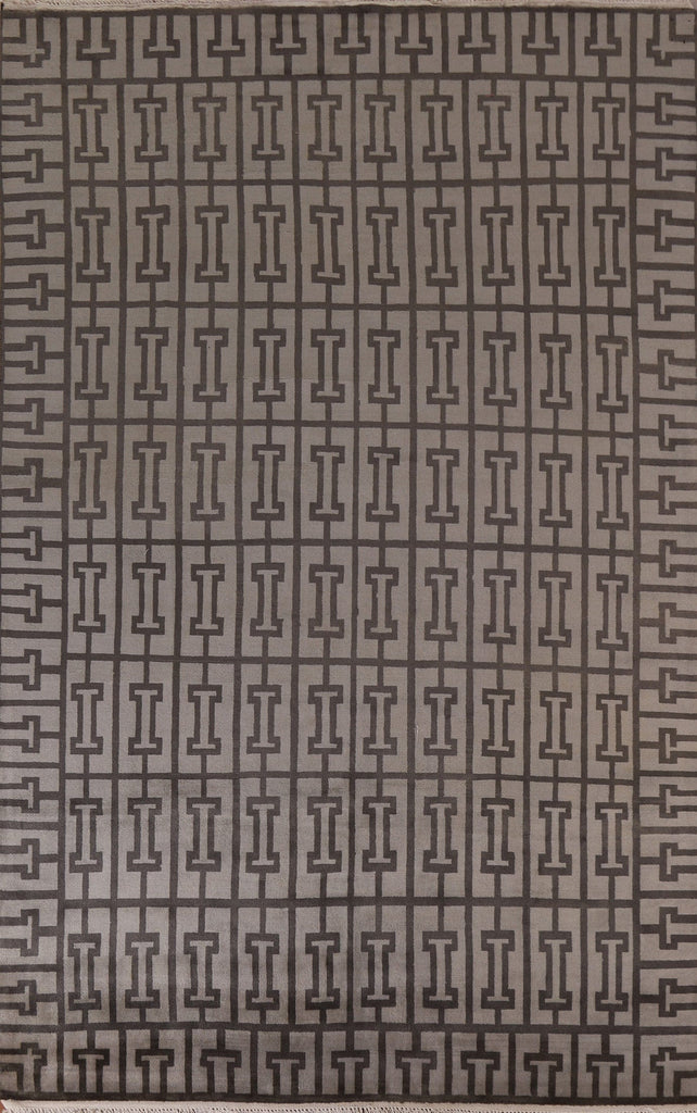 All-Over Gabbeh Contemporary Area Rug 8x11