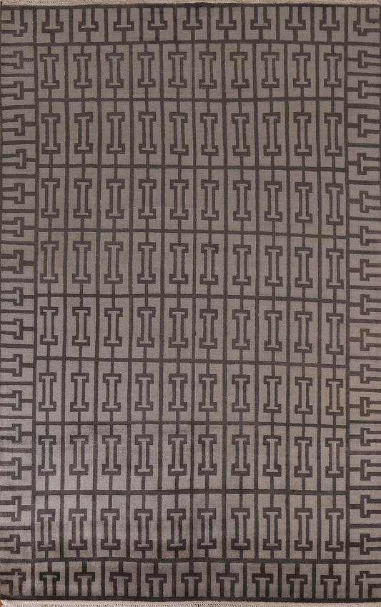 All-Over Gabbeh Contemporary Area Rug 8x11