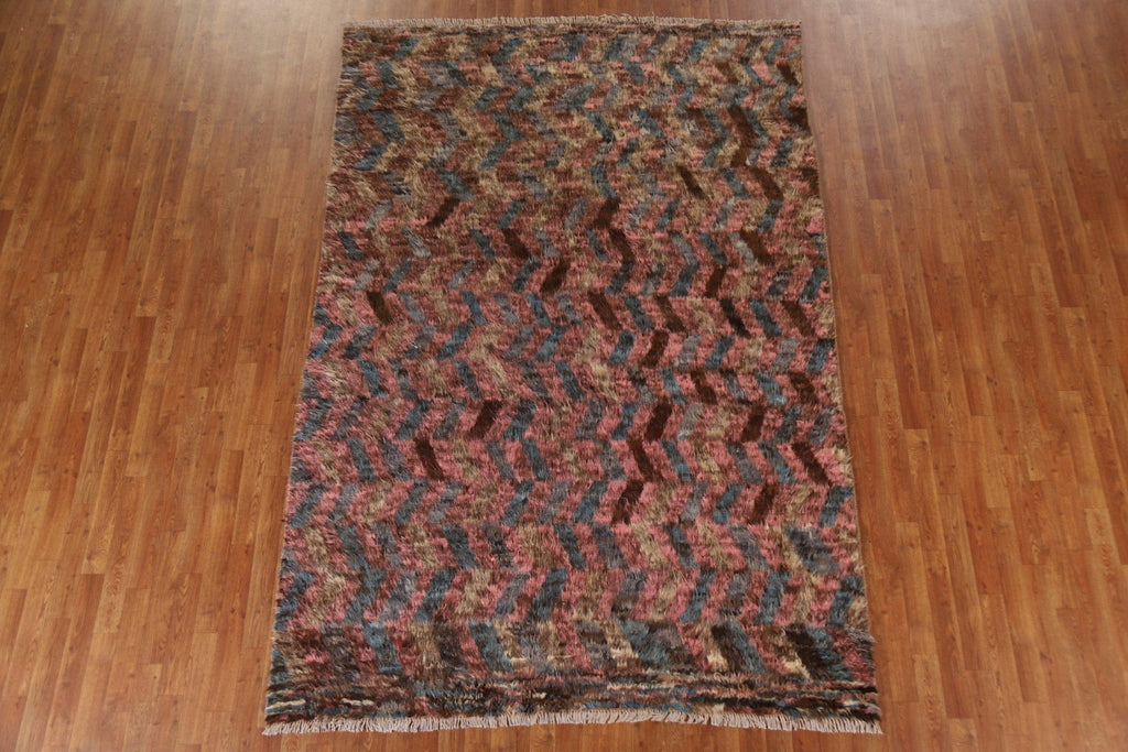 Moroccan Berber Wool Area Rug 7x10