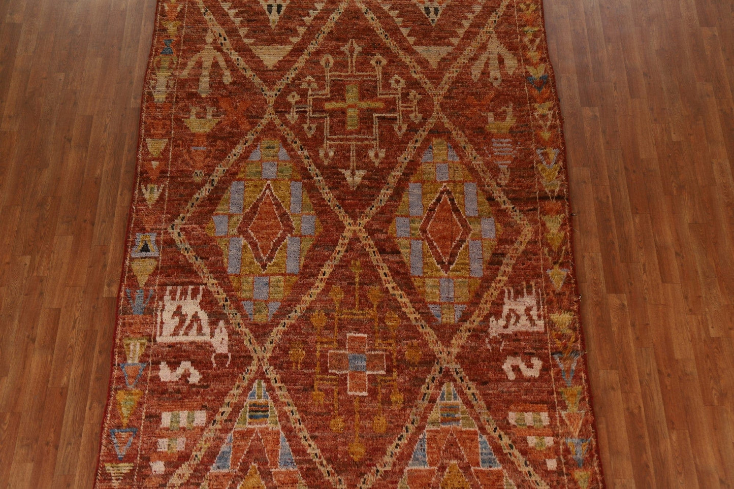 Tribal Moroccan Oriental Area Rug 7x10