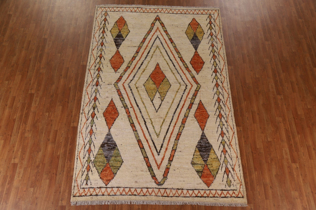 Geometric Moroccan Oriental Area Rug 7x10