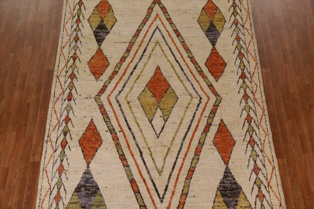 Geometric Moroccan Oriental Area Rug 7x10