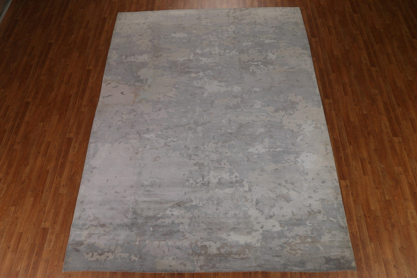 Gray Modern Abstract Area Rug 9x11