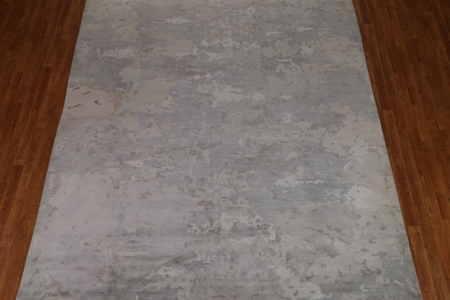 Gray Modern Abstract Area Rug 9x11