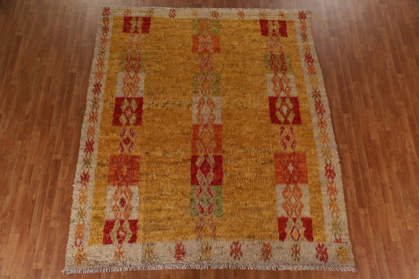 Tribal Wool Moroccan Berber Area Rug 8x10