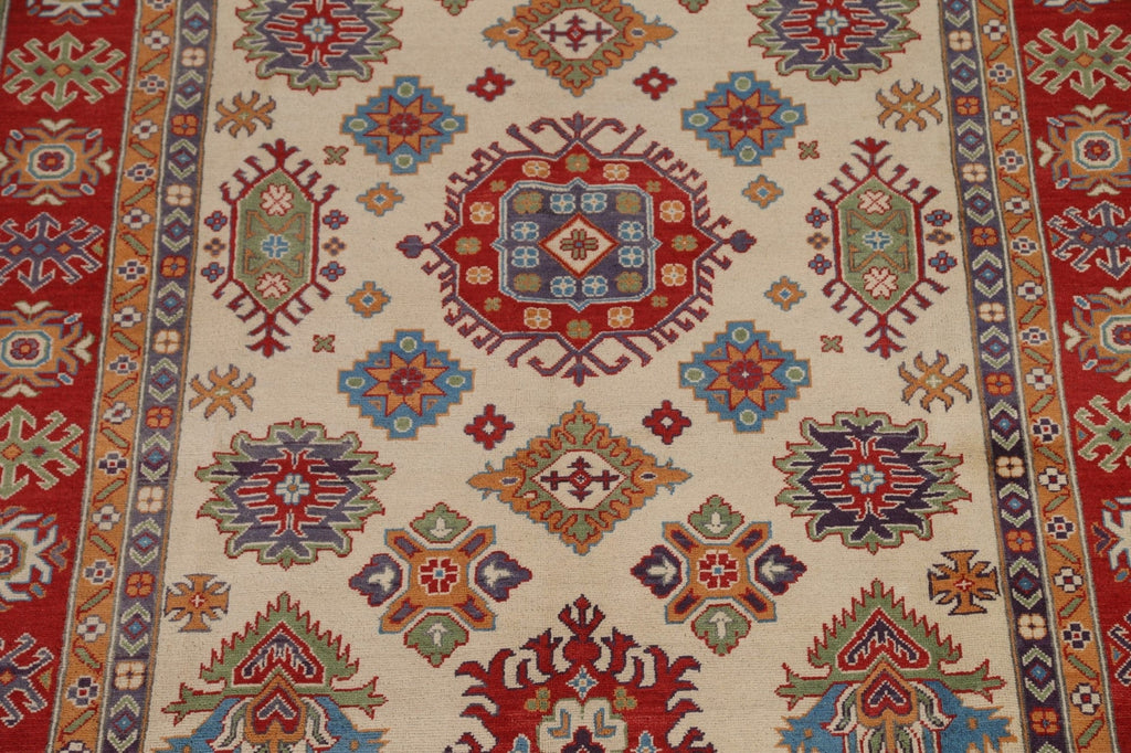 Geometric Kazak Oriental Area Rug 7x10