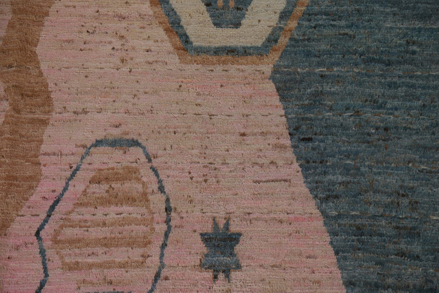 Pink Moroccan Handmade Area Rug 8x10