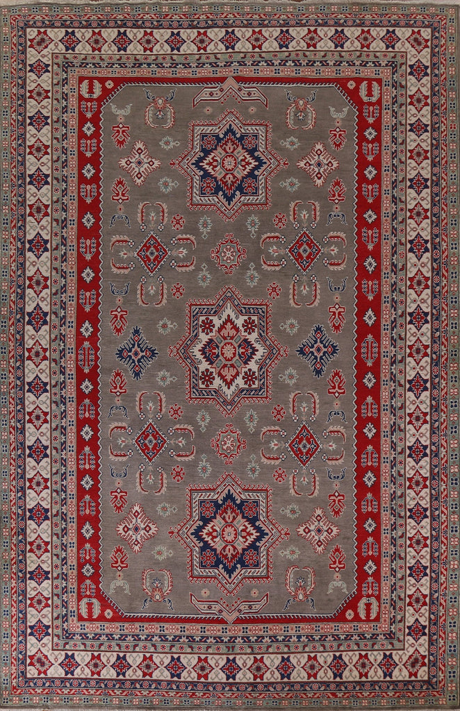 Geometric Kazak Handmade Area Rug 10x13