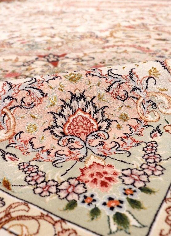 Tabriz Collection Hand-Knotted Multi Lamb's Wool Area Rug- 16' 3" X 27' 2"