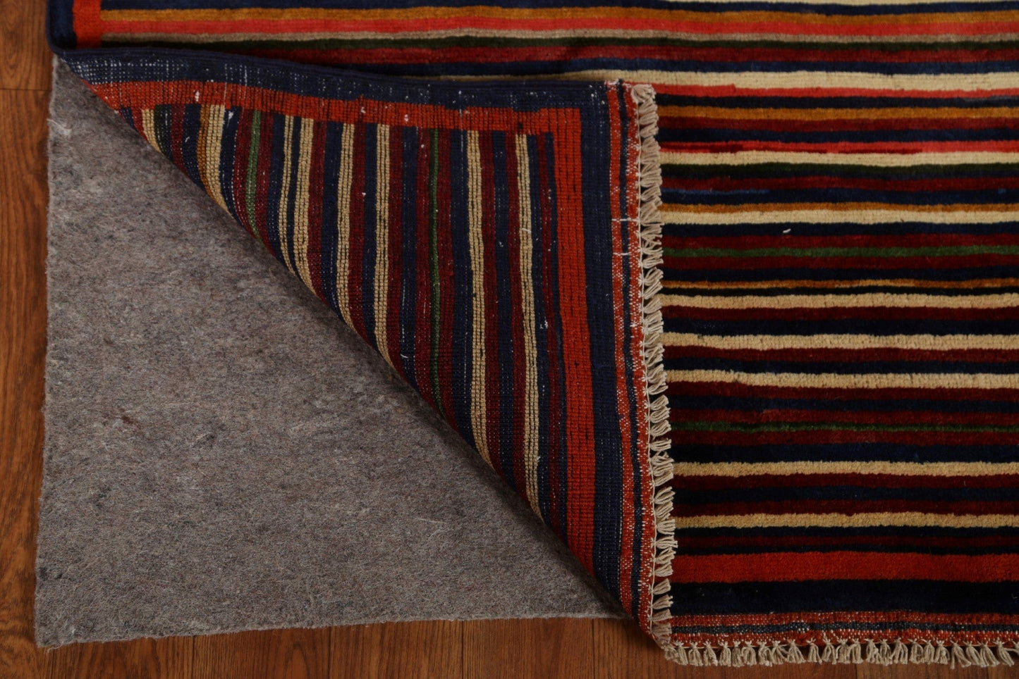 Striped Gabbeh Oriental Area Rug 3x4