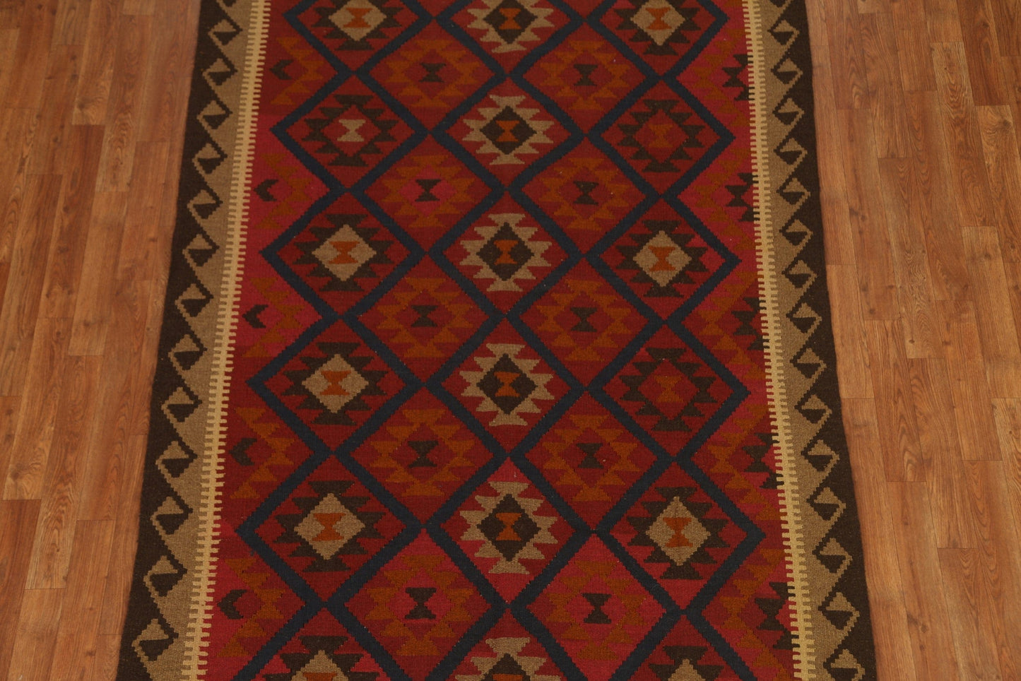 Tribal Wool Kilim Oriental Area Rug 5x8