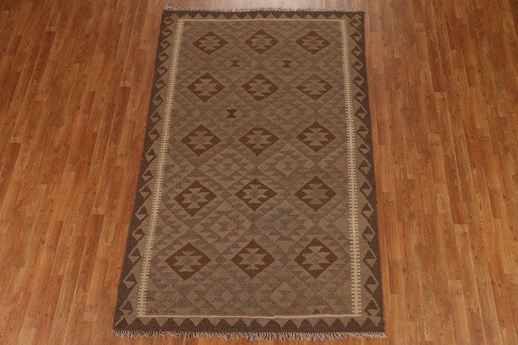 Geometric Kilim Oriental Area Rug 5x8