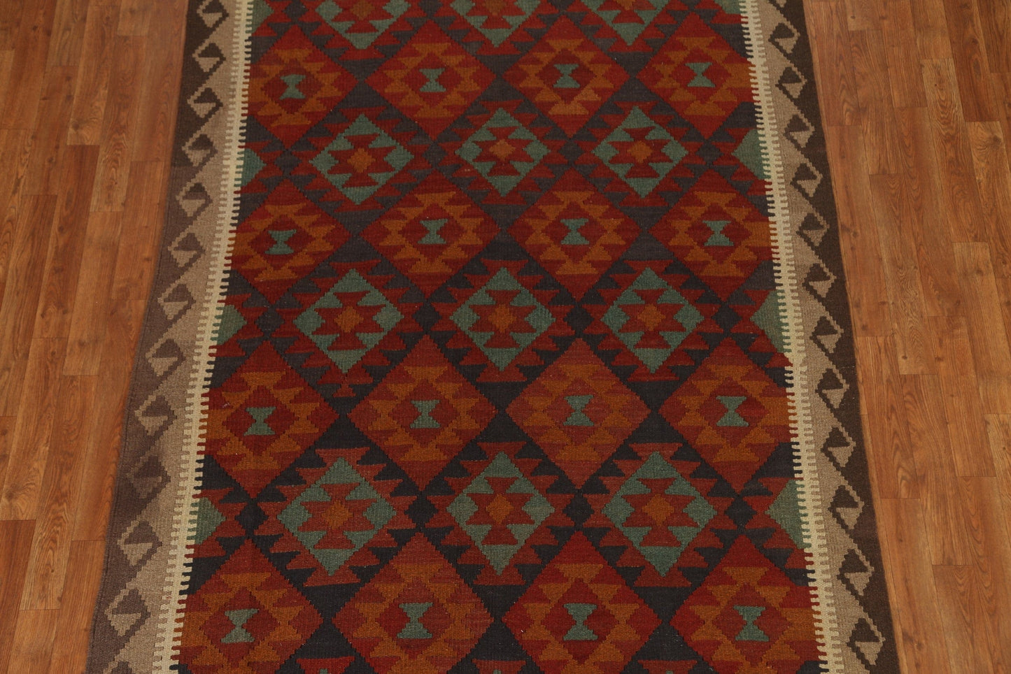 Geometric Kilim Oriental Area Rug 5x8