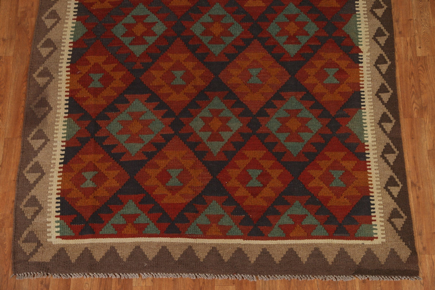 Geometric Kilim Oriental Area Rug 5x8