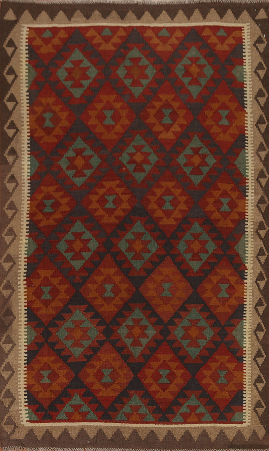 Geometric Kilim Oriental Area Rug 5x8