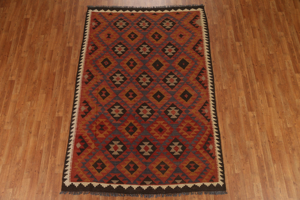 Geometric Kilim Oriental Area Rug 6x8