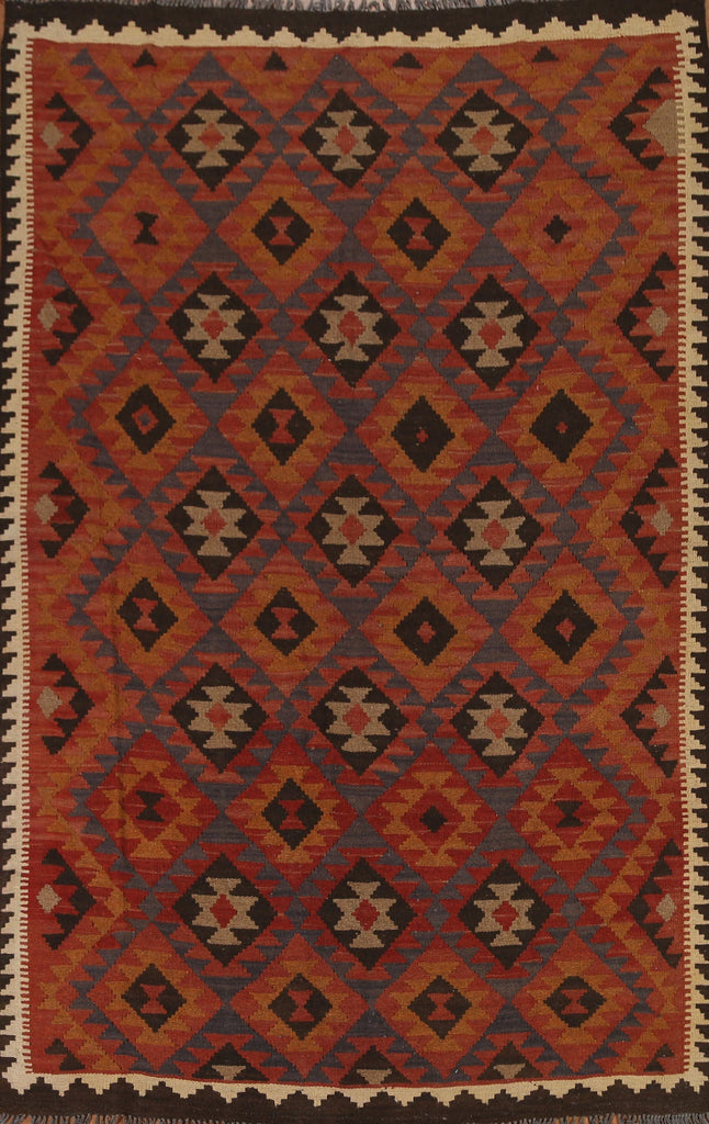 Geometric Kilim Oriental Area Rug 6x8