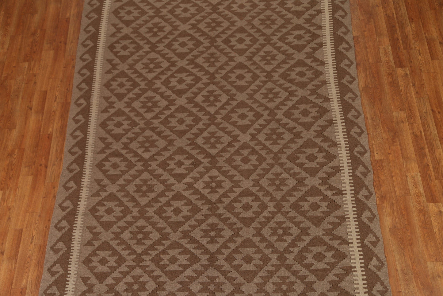 Brown Tribal Kilim Oriental Area Rug 6x10