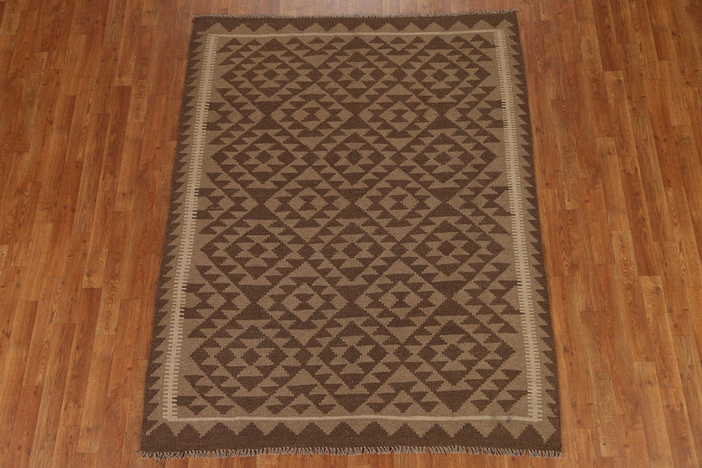 Geometric Kilim Oriental Area Rug 5x7