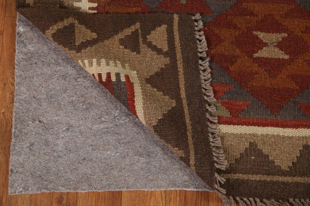 Hand Woven Wool Kilim Area Rug 5x7