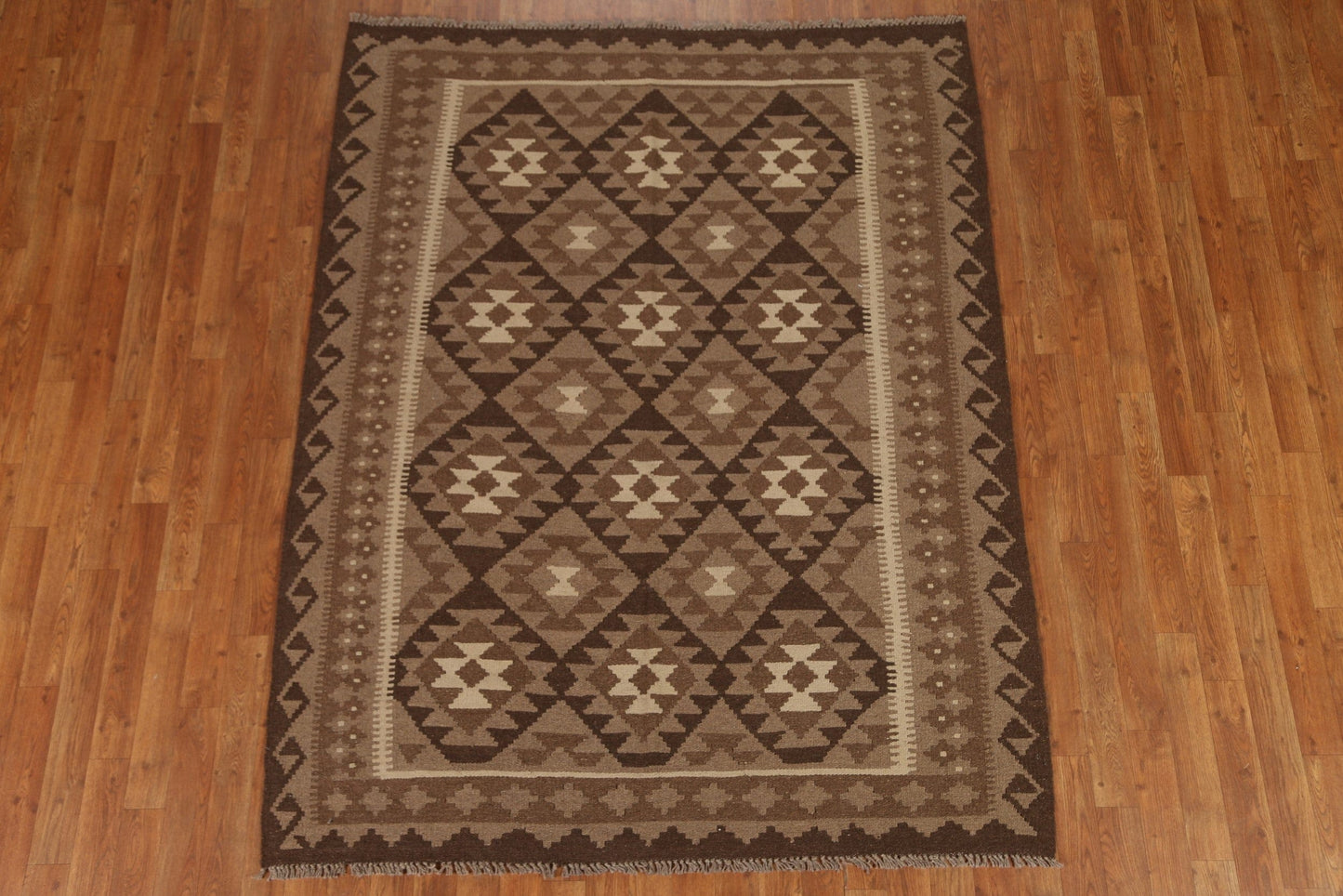 Tribal Kilim Hand Woven Area Rug 5x7