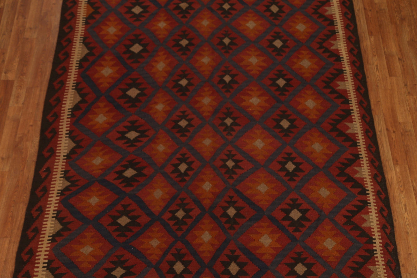 Tribal Kilim Geometric Area Rug 7x10