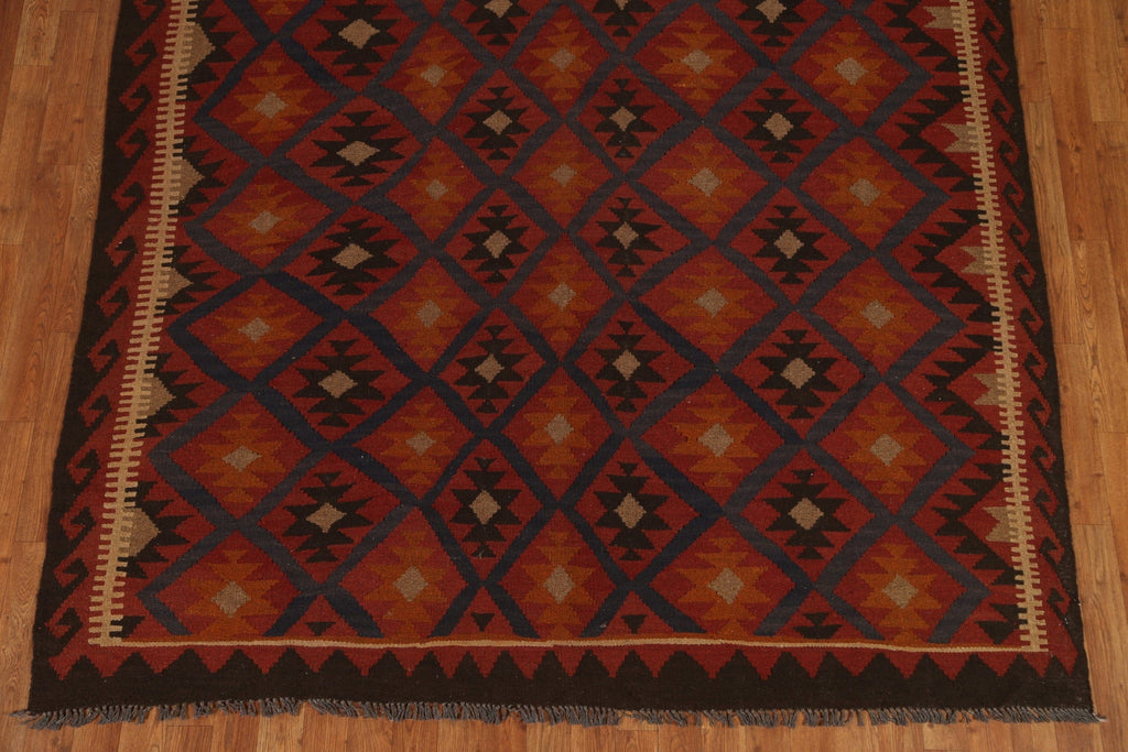 Tribal Kilim Geometric Area Rug 7x10