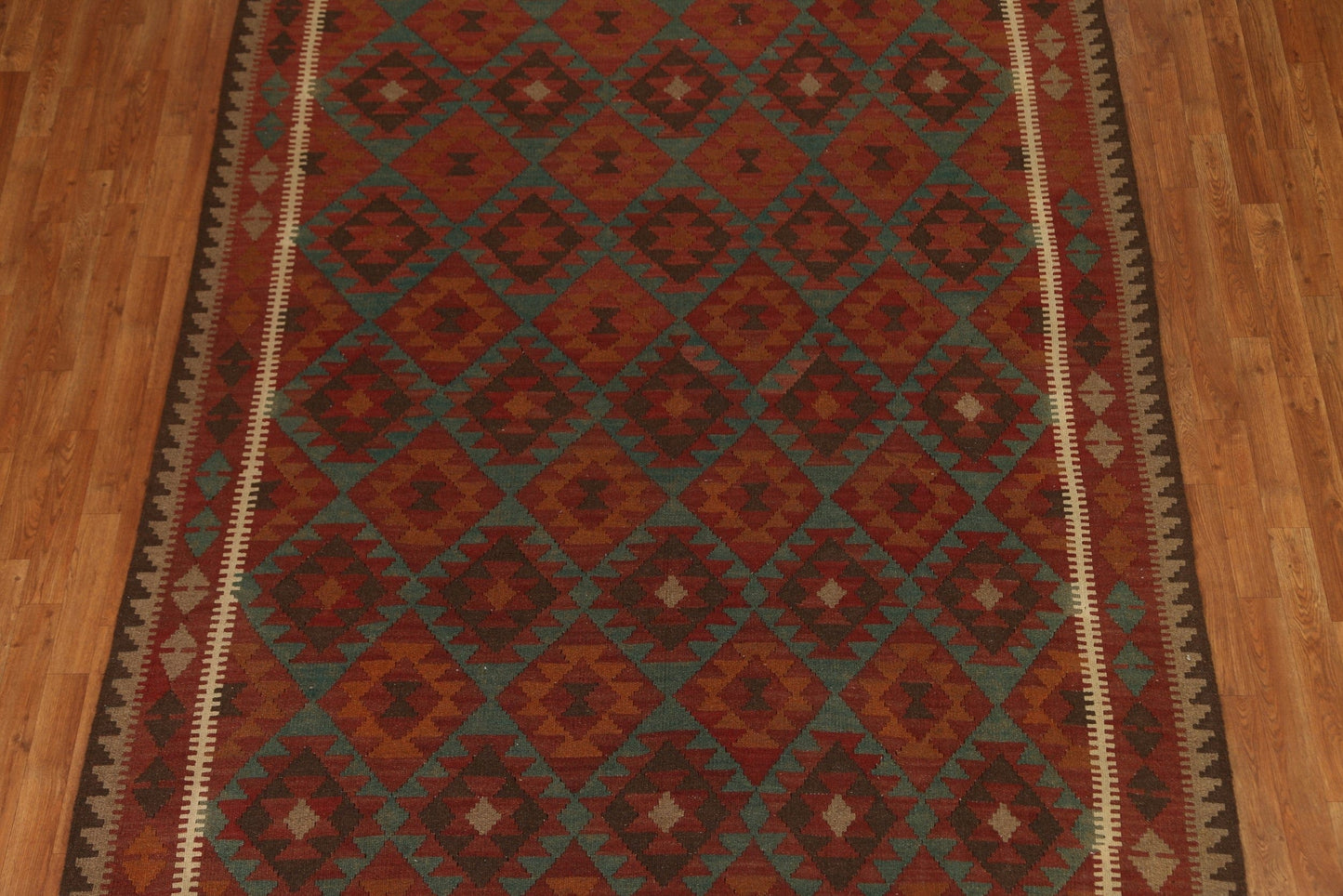 Tribal Wool Kilim Oriental Area Rug 7x10