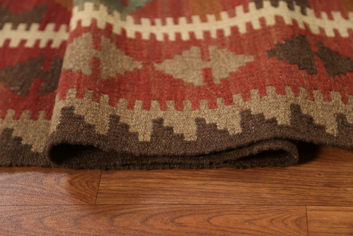 Tribal Wool Kilim Oriental Area Rug 7x10