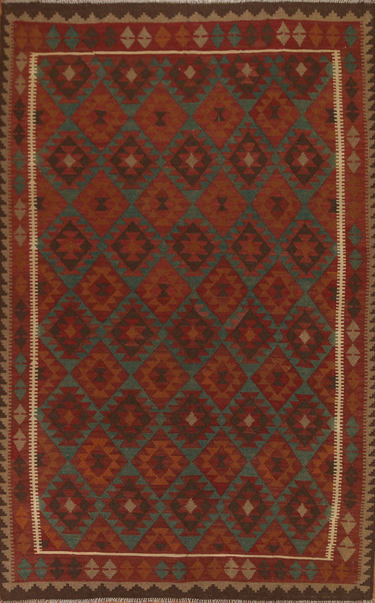 Tribal Wool Kilim Oriental Area Rug 7x10