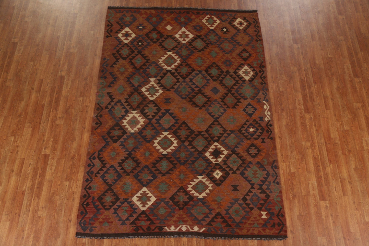 Geometric Kilim Oriental Area Rug 7x10