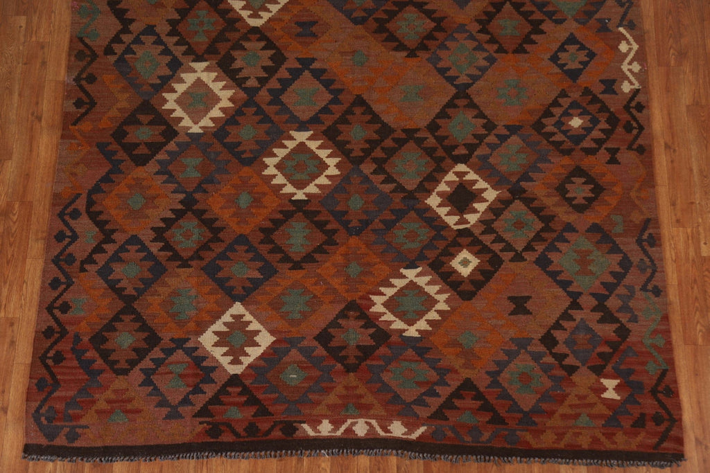 Geometric Kilim Oriental Area Rug 7x10